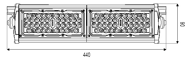 FLOODLIGHT 60W DIMENSIONS