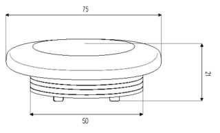 RECESSED DOWNLIGHT 3W DIMENSIONS