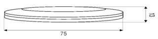 SURFACE MOUNTED DOWNLIGHT 3W DIMENSIONS