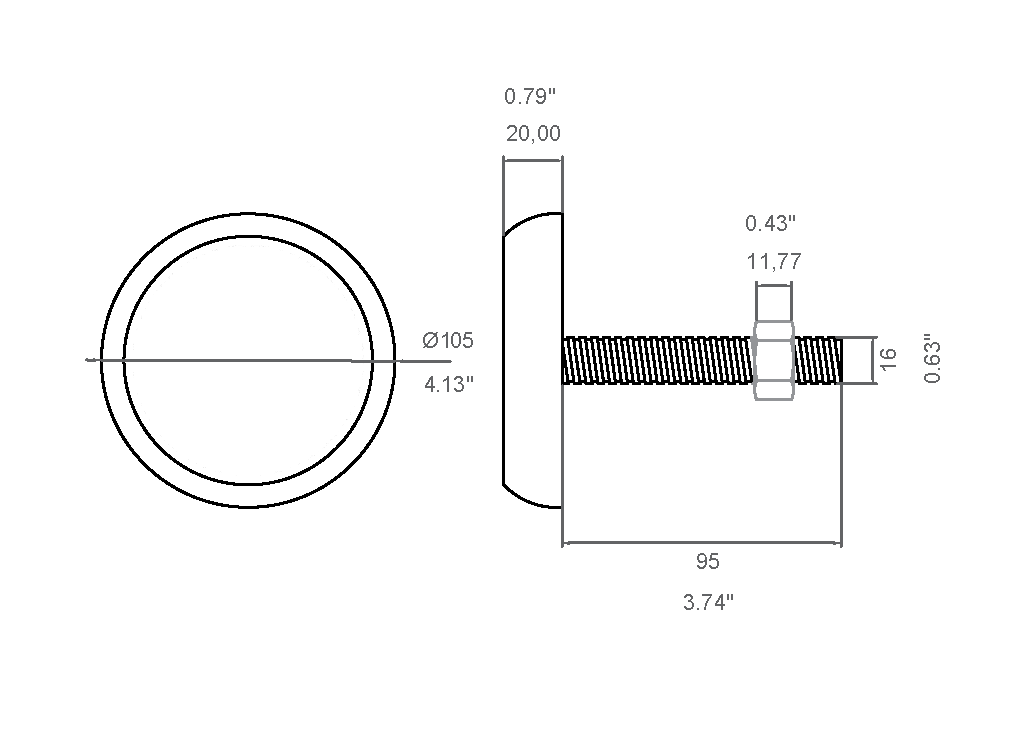 UW Boatlight Technical Drawing